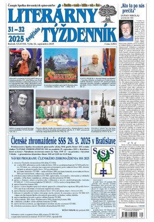 Literárny týždenník 31 – 32/2025